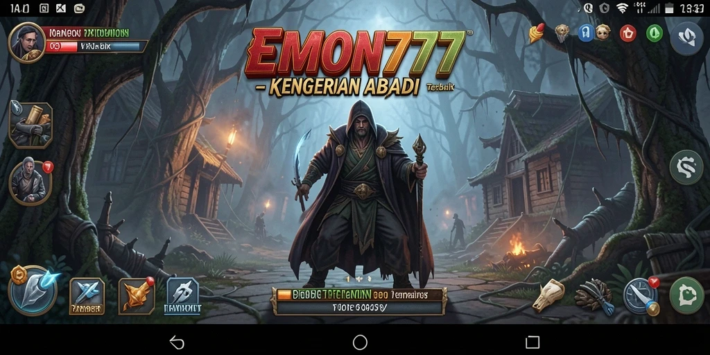 Tampilan gameplay mencekam di dalam dunia Horror.