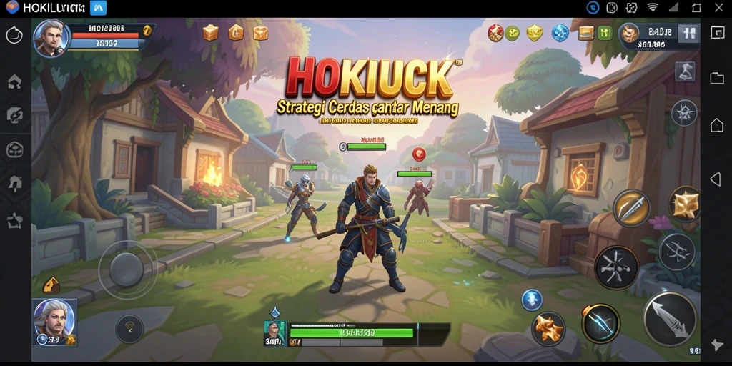 Screenshot gameplay HOKILUCK menampilkan strategi cerdas dalam pertempuran.