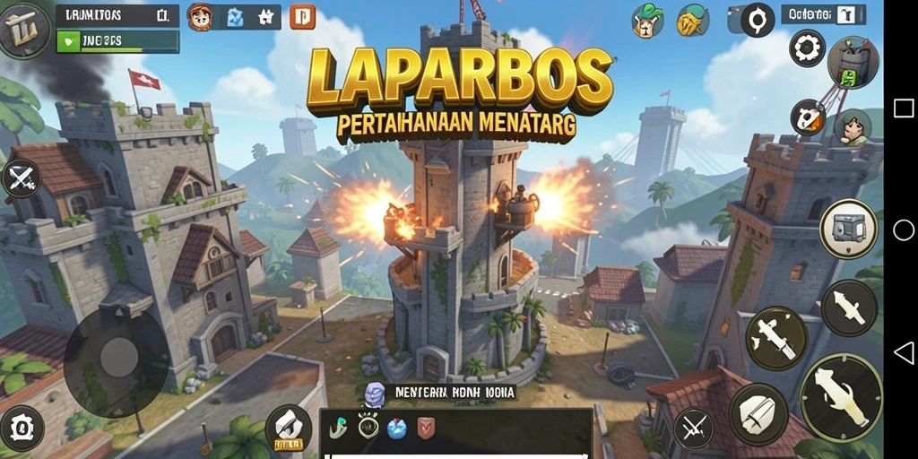 Gameplay menarik dari LAPARBOS dalam Tower Defense.