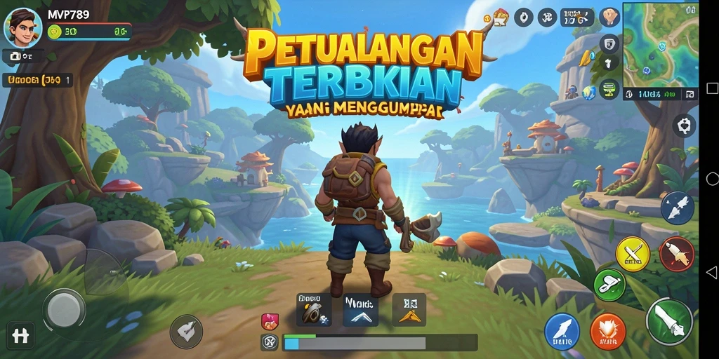Tampilan menarik dari gameplay MVP789 dalam dunia Open World.