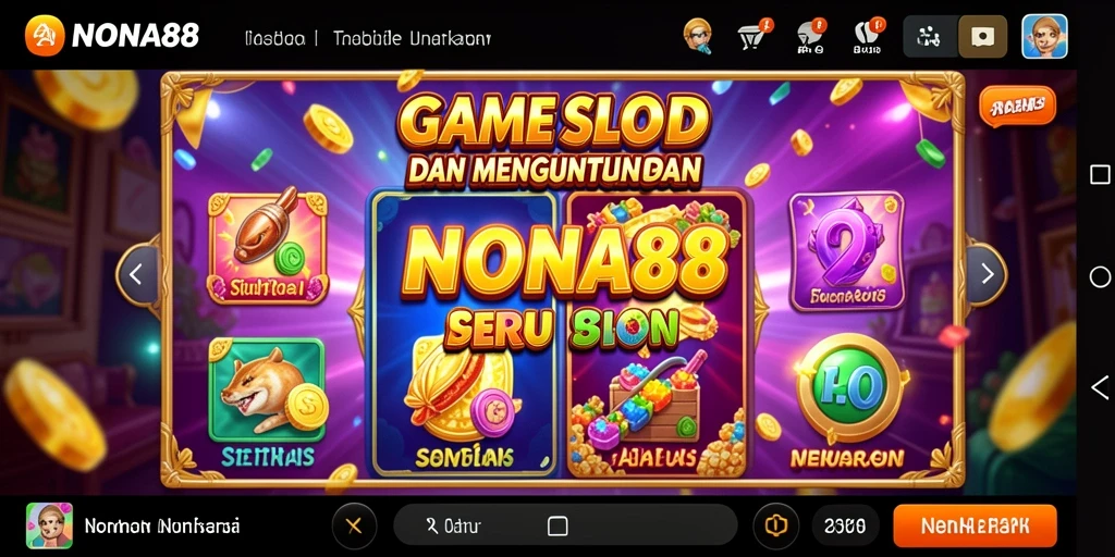 Gameplay Slot yang menarik dalam NONA88 dengan banyak fitur bonus.